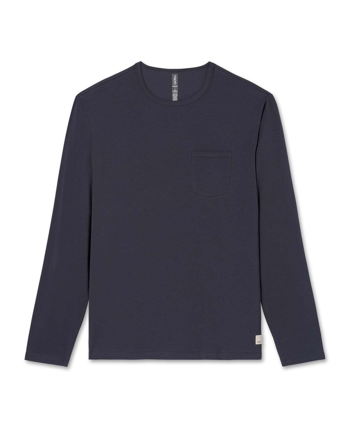 Vuori Long Sleeve Men's Feather Tee Navy
