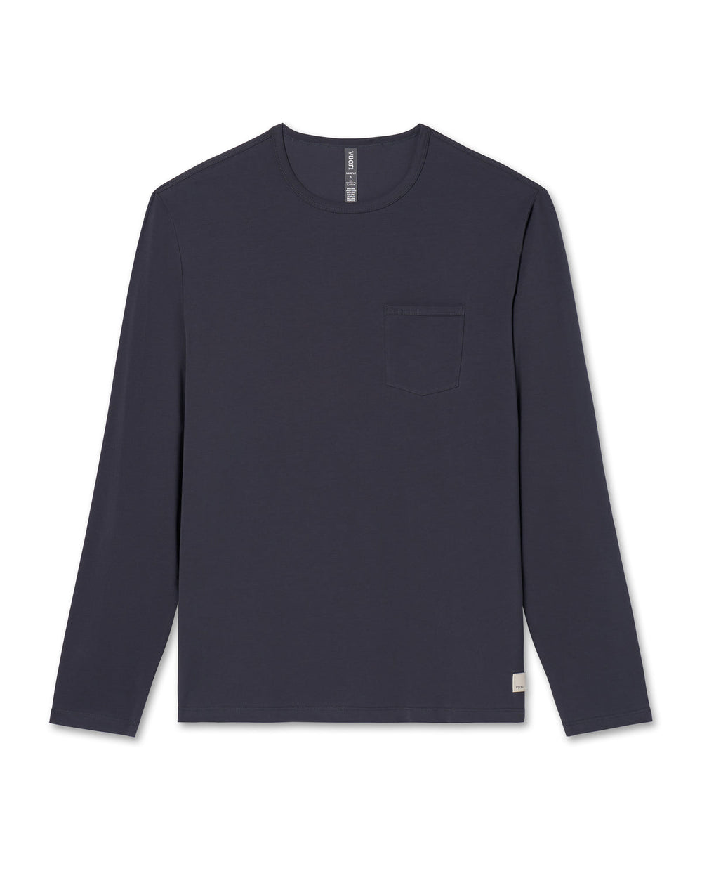 Vuori Long Sleeve Men's Feather Tee Navy