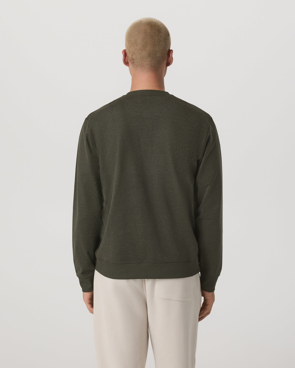 Vuori Long Sleeve Coronado Henley - Relaxed Oregano Heather