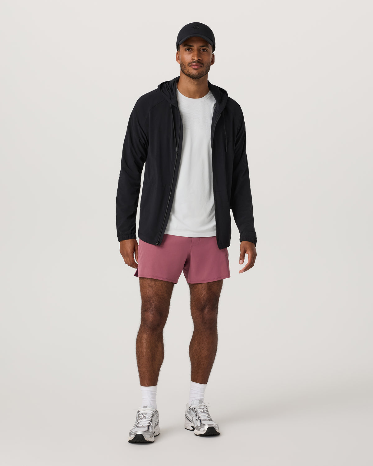 Vuori Men's Long Sleeve Clearview Seamless Tee Frost Grey Shirt