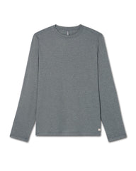 Vuori Long Sleeve Tradewind Performance Tee 2.0 Heather Grey