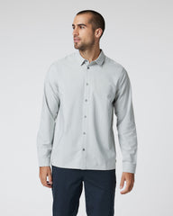 Vuori Long Sleeve Manhattan Button Down Sky Grey