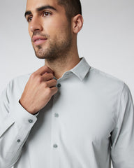 Vuori Long Sleeve Manhattan Button Down Sky Grey