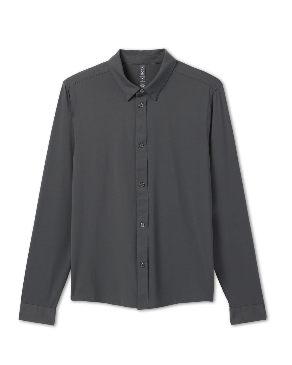 Vuori Long Sleeve TravelLite Button Down Dark Pewter