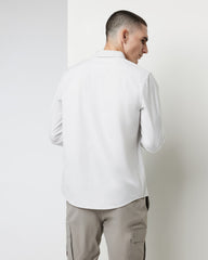 Vuori Long Sleeve Bridge Button Down Men's Salt Shirt