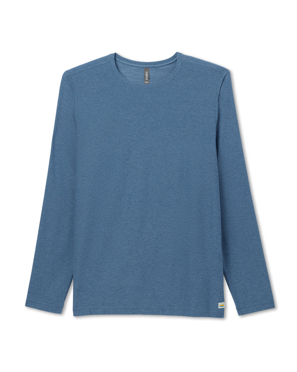 Vuori Men's Long Sleeve Strato Tech Tee Pool Blue Heather