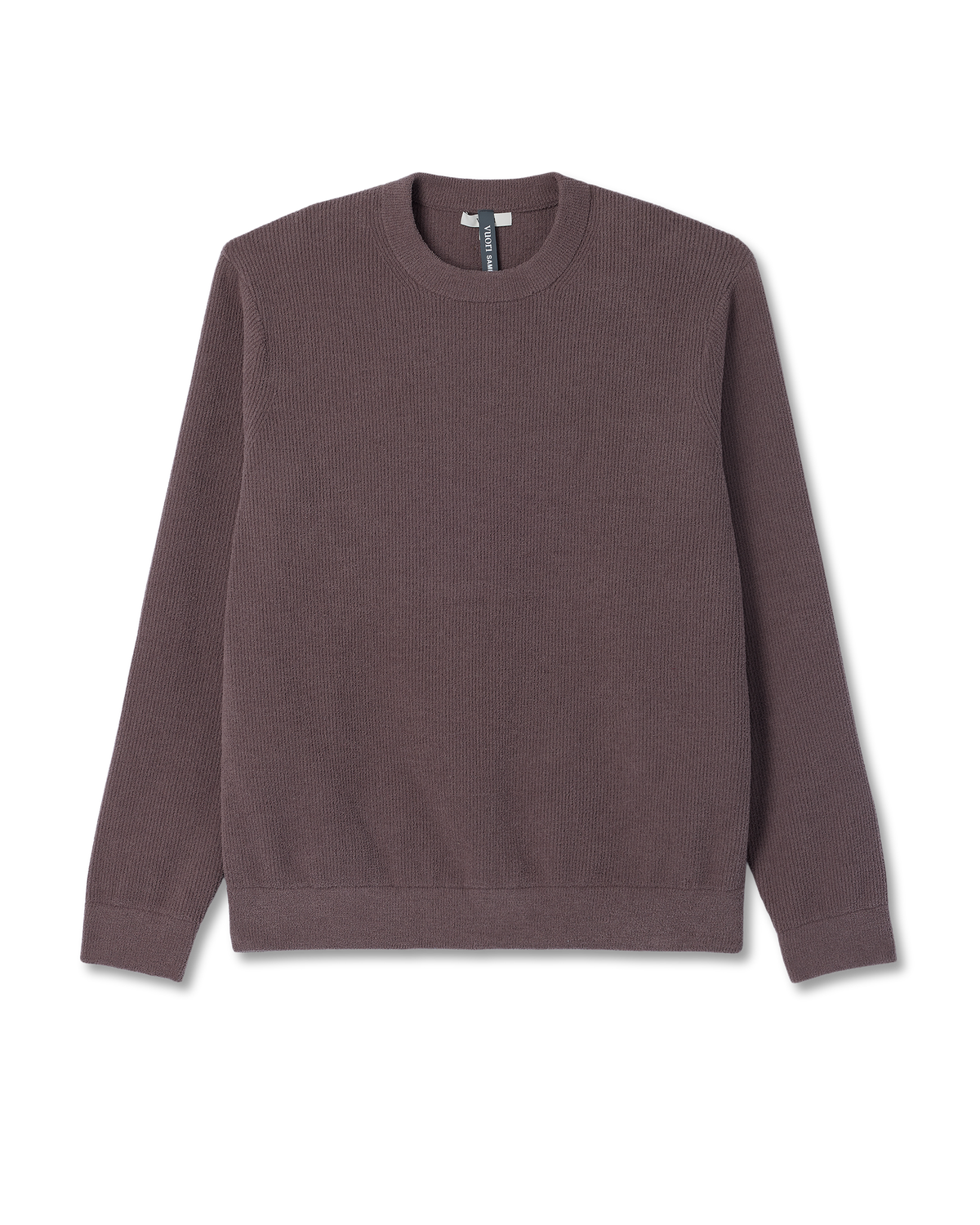 Vuori Midweight Rib Sweater Men's Timber Ribbed Knit Sweater