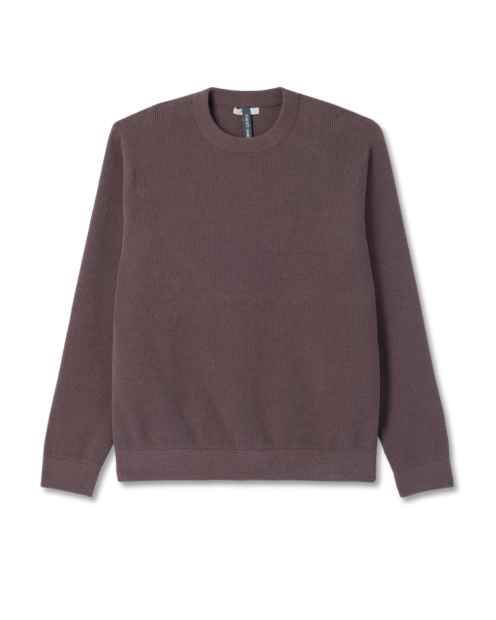 Vuori Midweight Rib Sweater Men's Timber Ribbed Knit Sweater