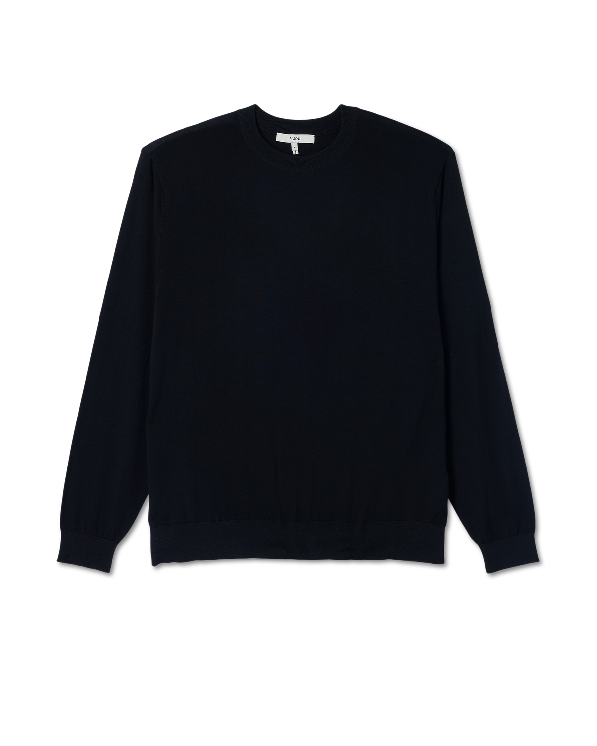 Vuori Merino Fine Gauge Wool Sweater Men's Black Sweater