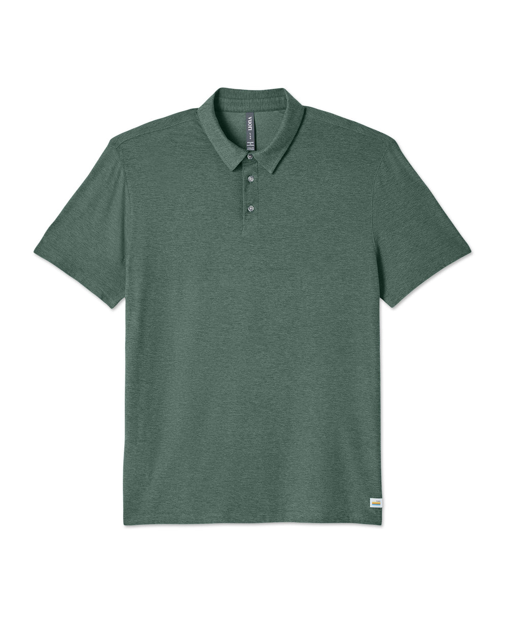Vuori Strato Tech Polo Men's Agate Green Heather Polo Shirt