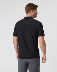 Vuori Strato Tech Polo Men's Black Polo Shirt