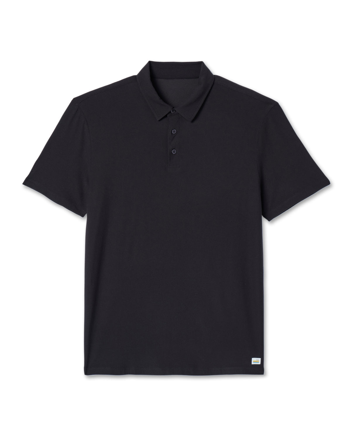 Vuori Strato Tech Polo Men's Black Polo Shirt