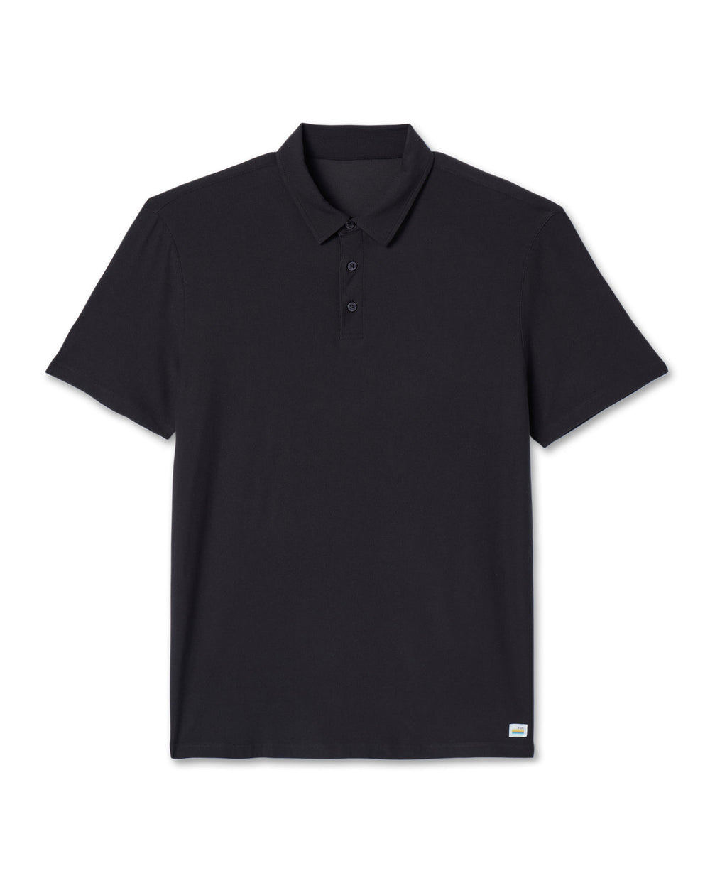 Vuori Strato Tech Polo Men's Black Polo Shirt
