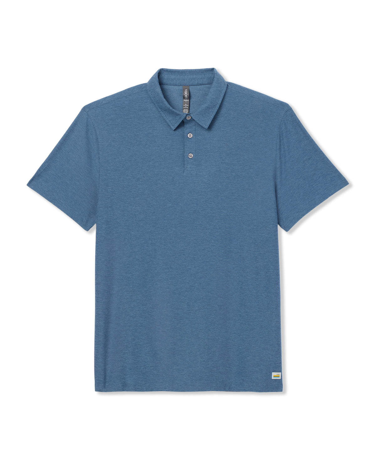 Vuori Strato Tech Polo Men's Pool Blue Heather Polo