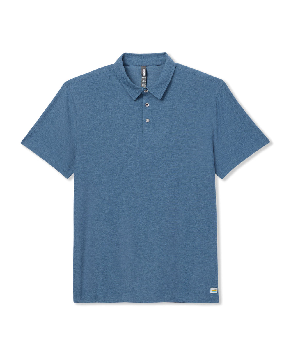 Vuori Strato Tech Polo Men's Pool Blue Heather Polo