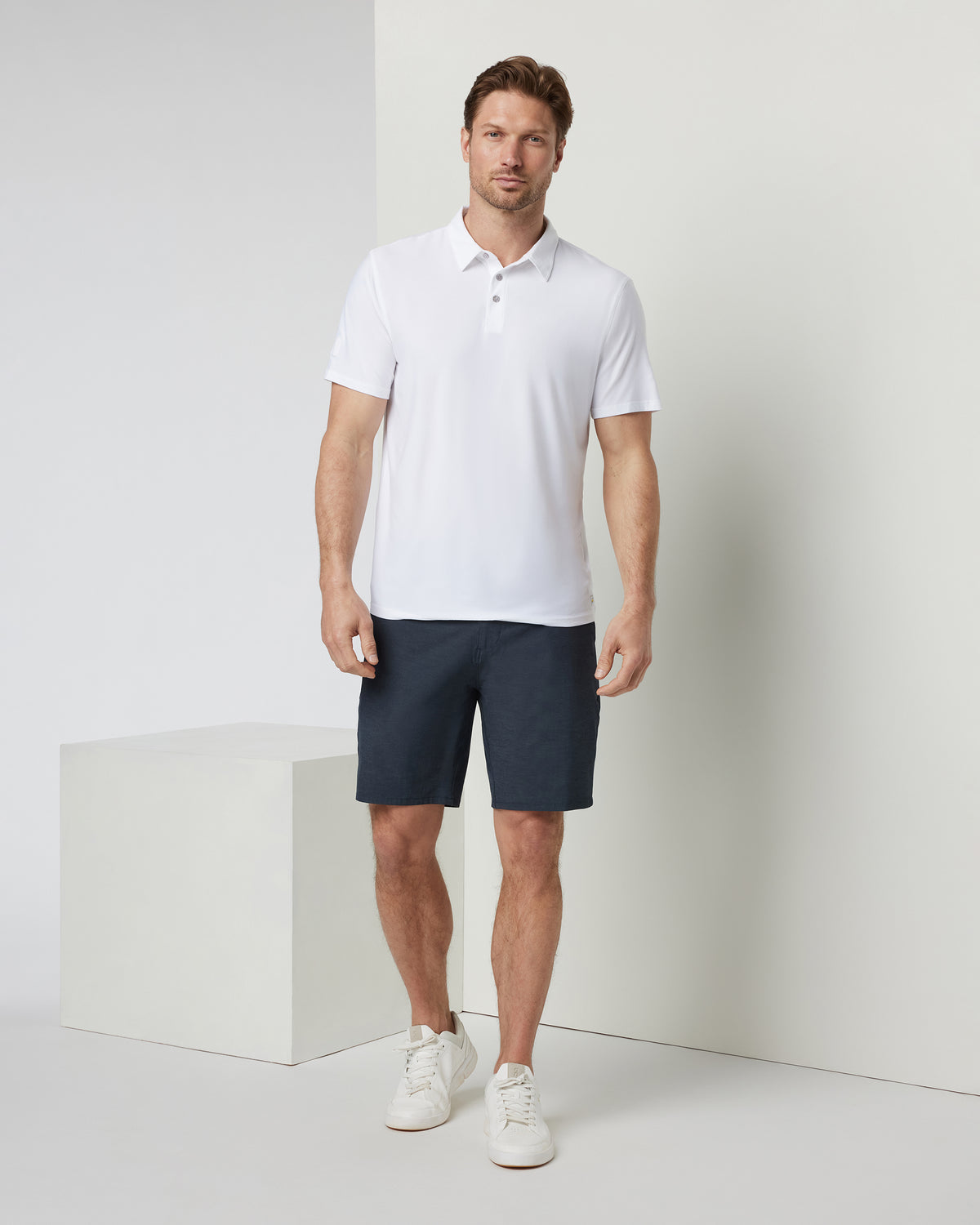Vuori Strato Tech Polo Men's White Athletic Polo