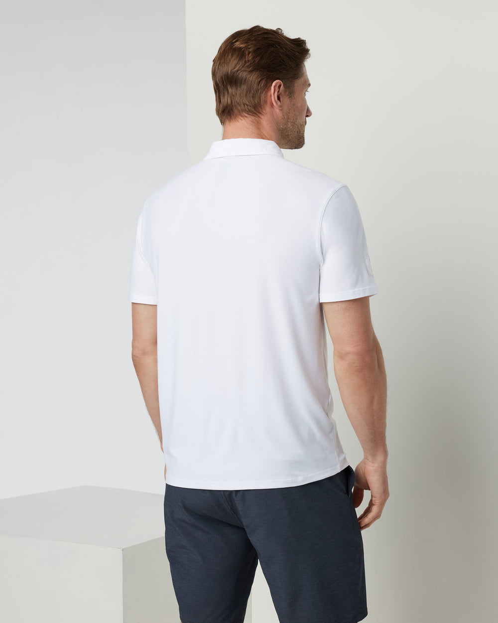 Vuori Strato Tech Polo Men's White Athletic Polo
