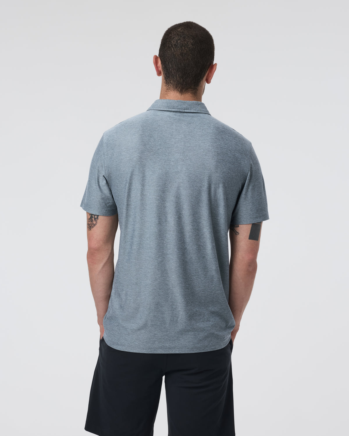 Vuori Strato Tech Polo Men's Mist Heather Polo