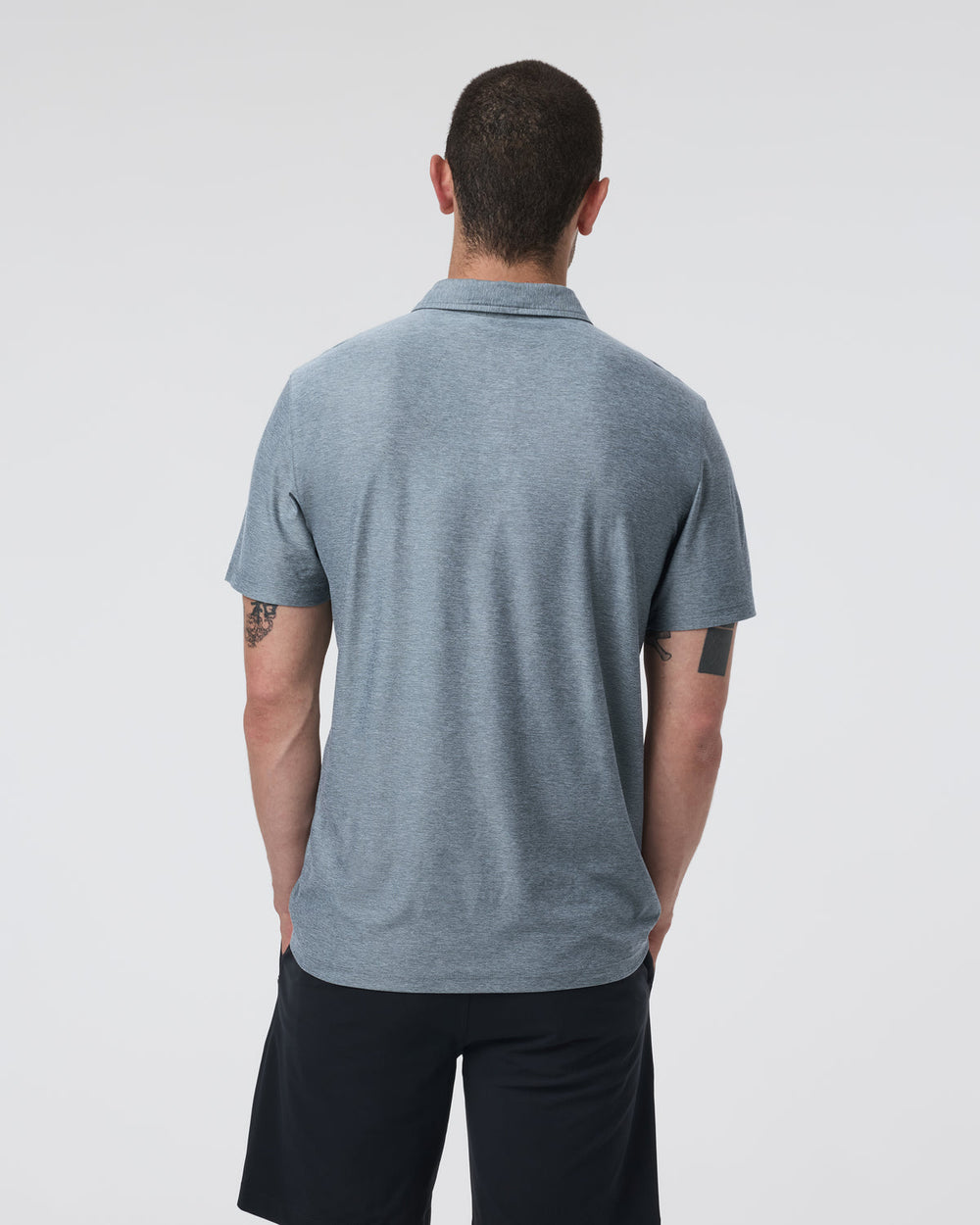 Vuori Strato Tech Polo Men's Mist Heather Polo