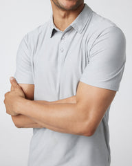 Vuori Strato Tech Polo Platinum Heather