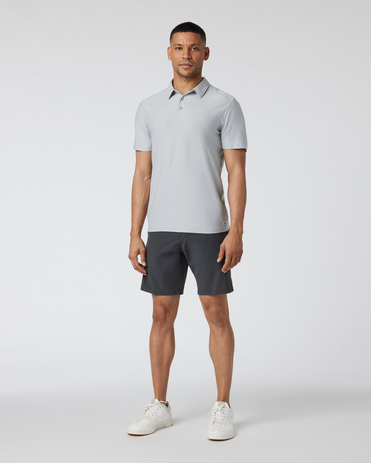 Vuori Strato Tech Polo Platinum Heather
