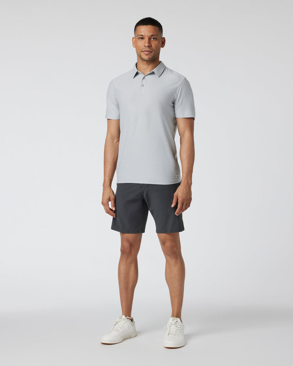 Vuori Strato Tech Polo Platinum Heather
