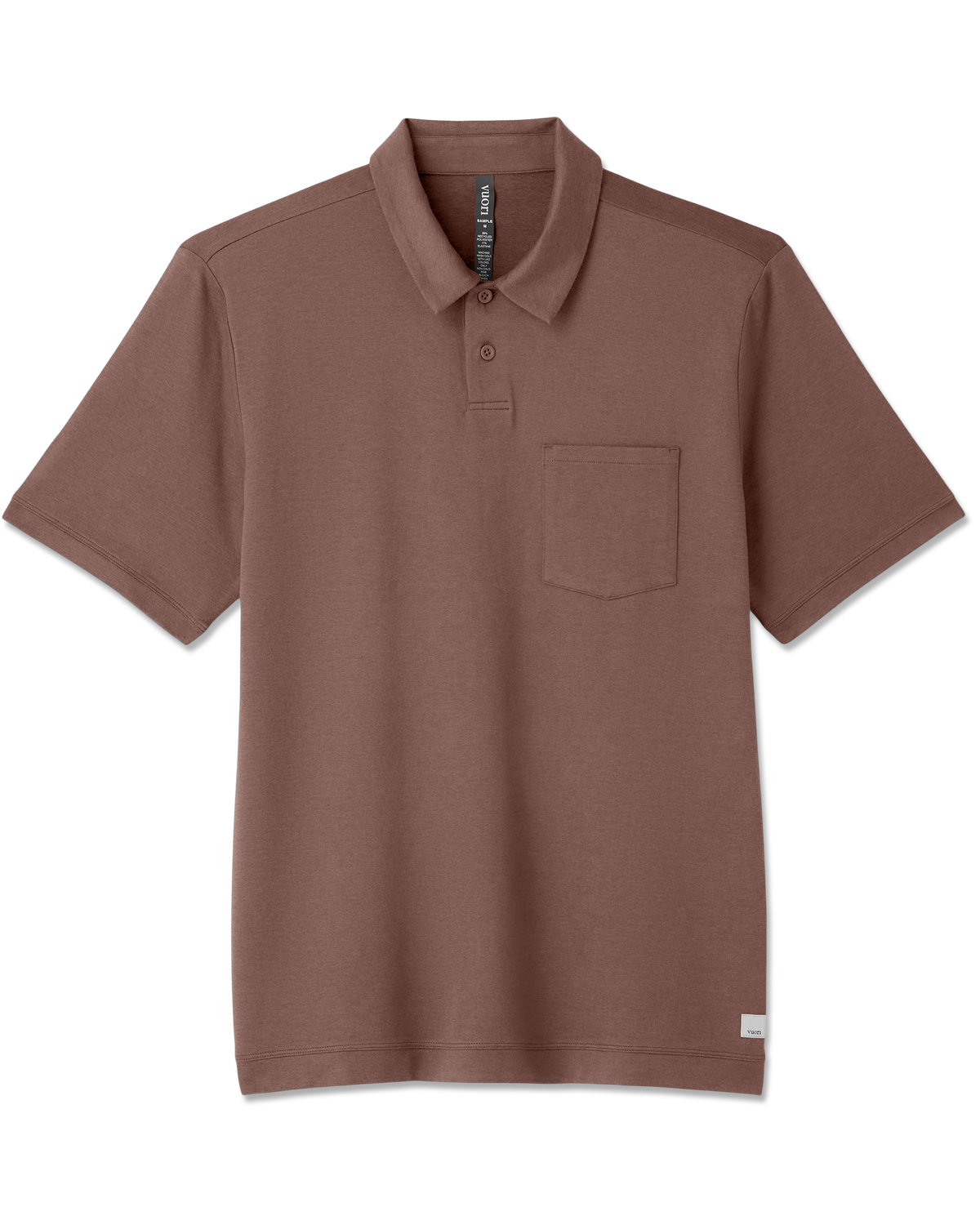 Vuori Short Sleeve Ponto Performance Polo Sable Heather