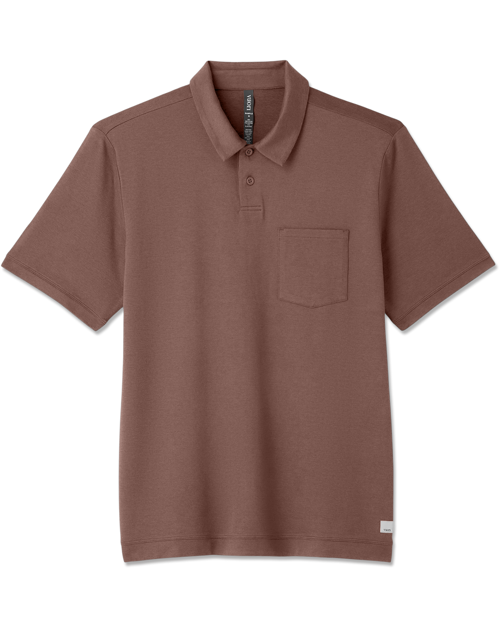 Vuori Short Sleeve Ponto Performance Polo Sable Heather