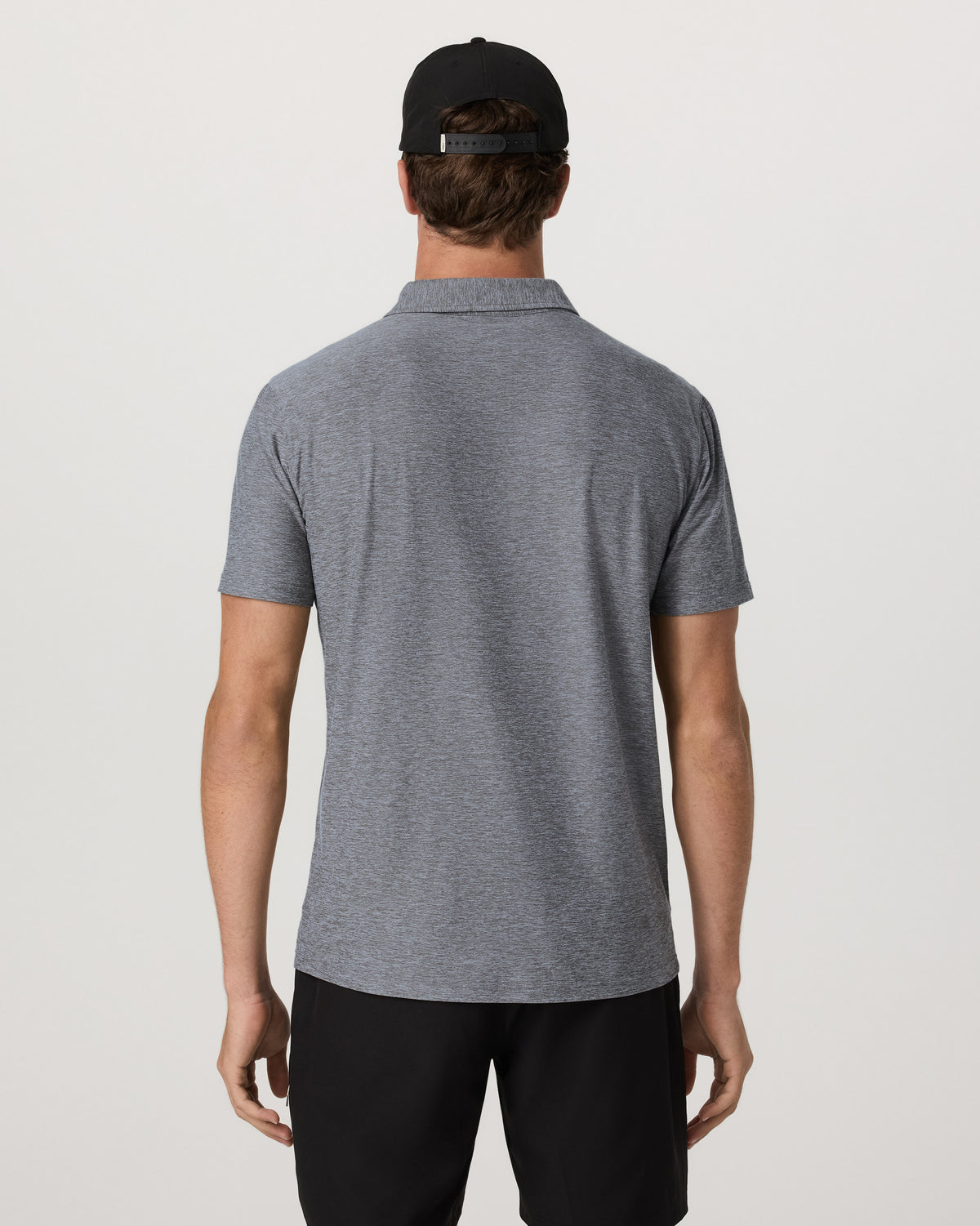 Vuori Strato Tech Polo Men's Heather Grey Polo Shirt