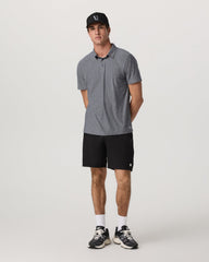 Vuori Strato Tech Polo Men's Heather Grey Polo Shirt