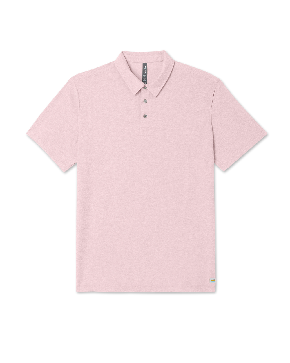 Vuori Strato Tech Polo Men's Faded Rose Heather Polo Shirt
