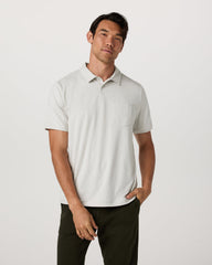 Vuori Men's Short Sleeve Ponto Performance Polo Salt Heather