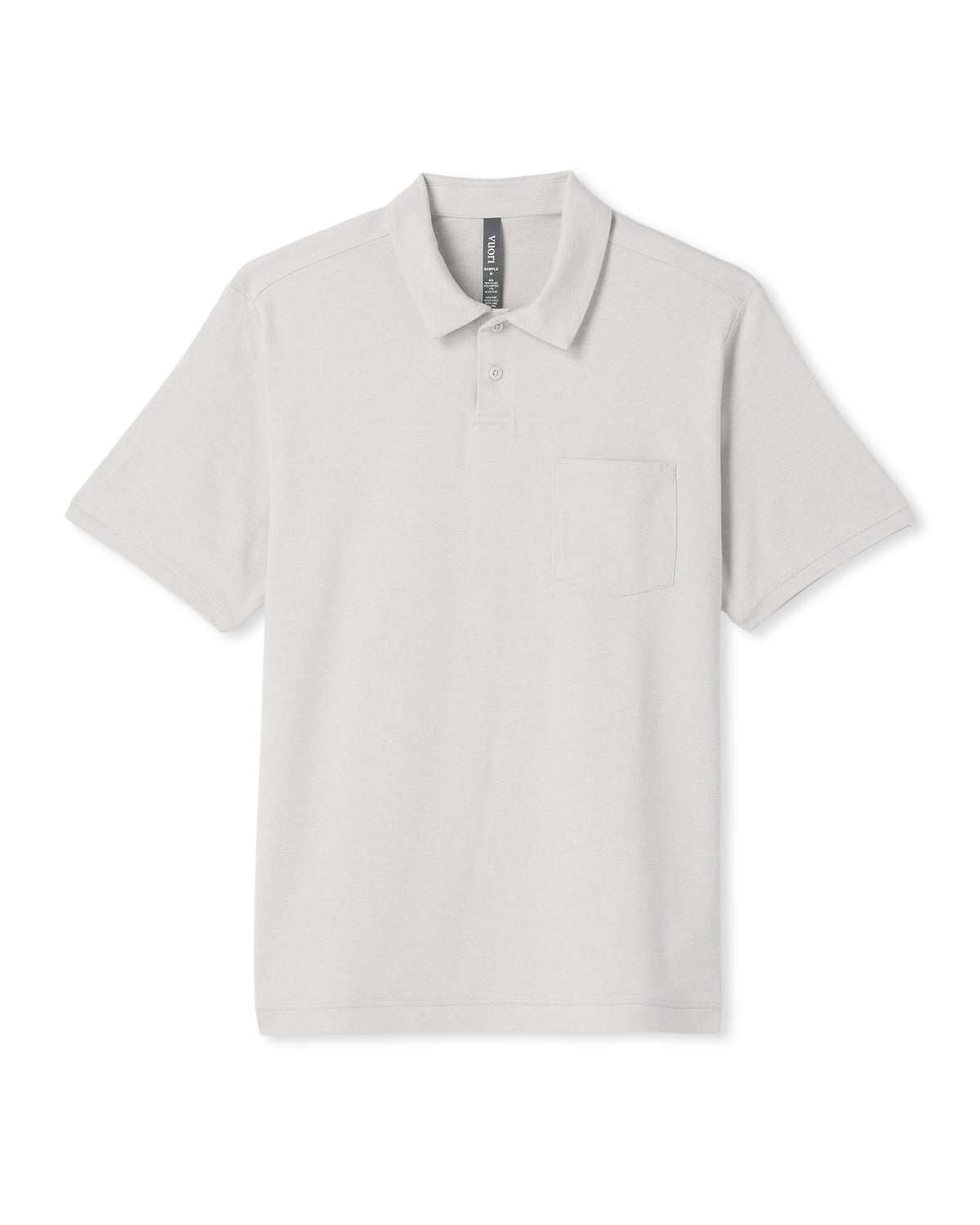 Vuori Men's Short Sleeve Ponto Performance Polo Salt Heather