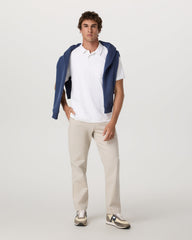 Vuori Men's Short Sleeve Ponto Performance Polo White