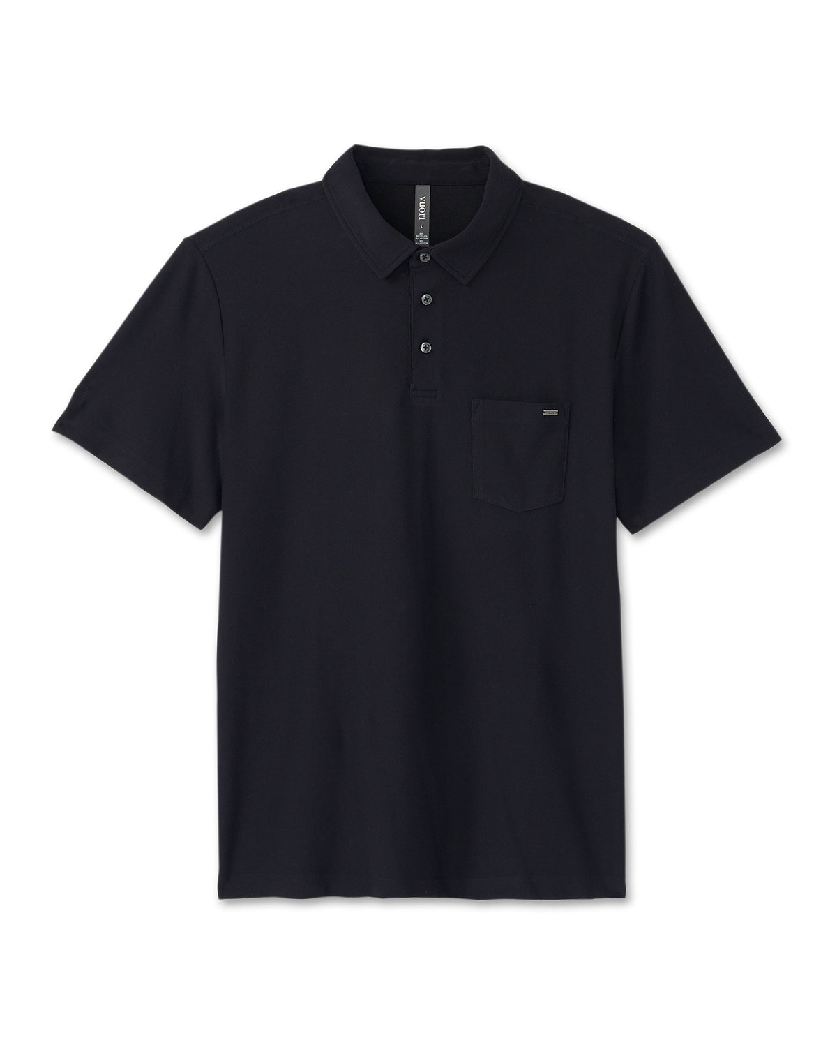 Vuori Ace Polo Men's Black Polo Clothing