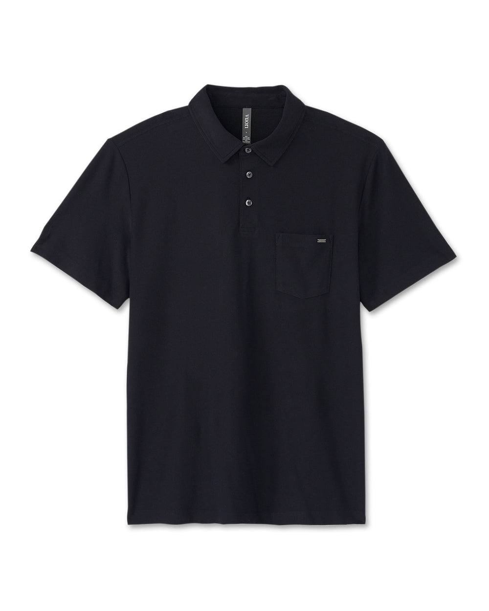 Vuori Ace Polo Men's Black Polo Clothing