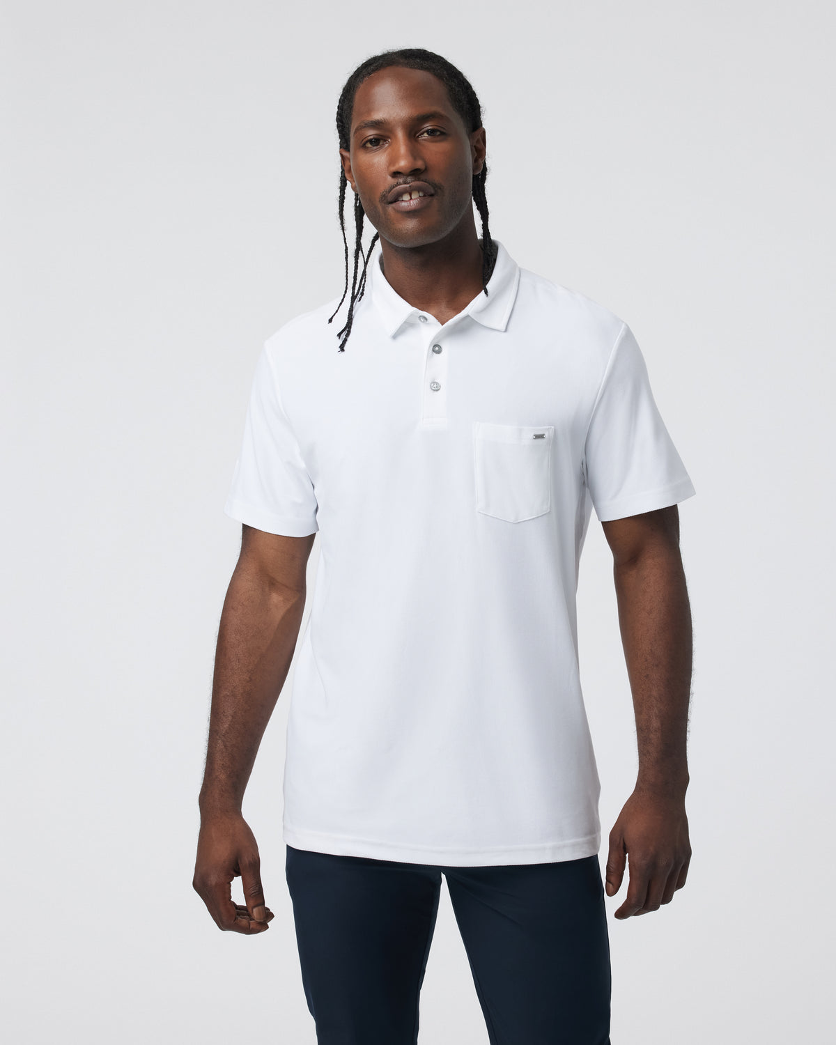 Vuori Ace Polo Men's White Polo Shirt