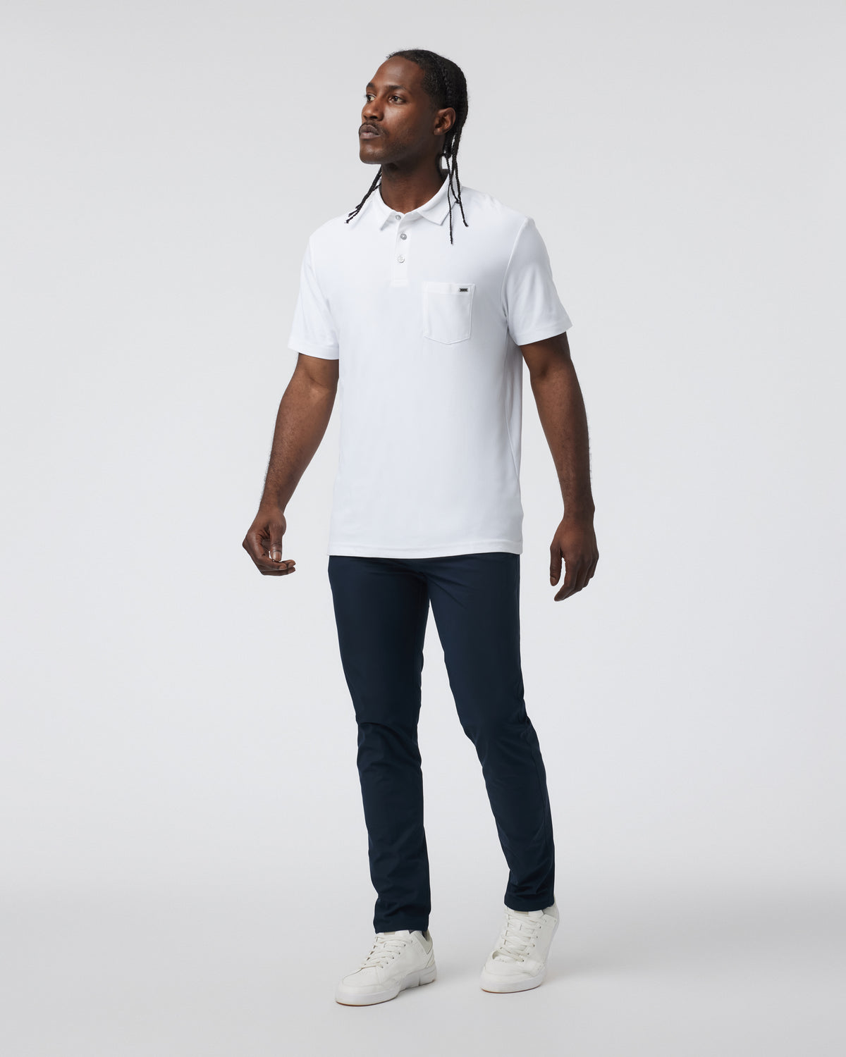 Vuori Ace Polo Men's White Polo Shirt