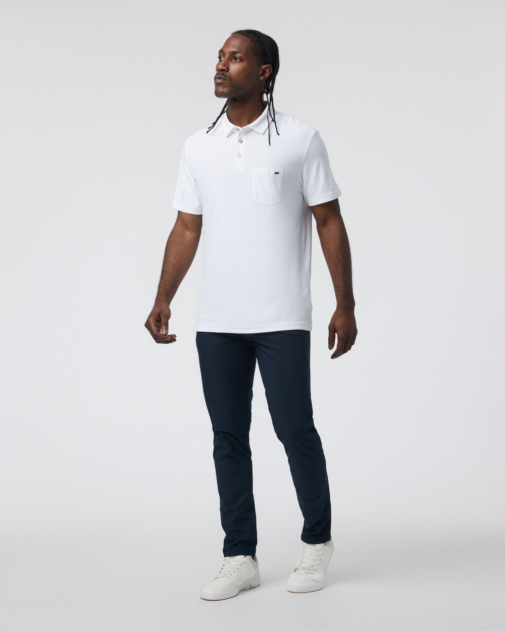 Vuori Ace Polo Men's White Polo Shirt