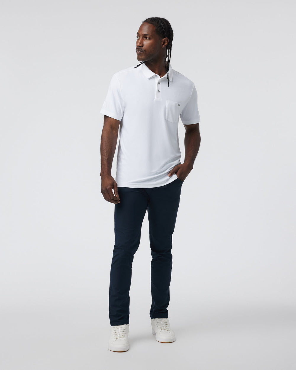 Vuori Ace Polo Men's White Polo Shirt