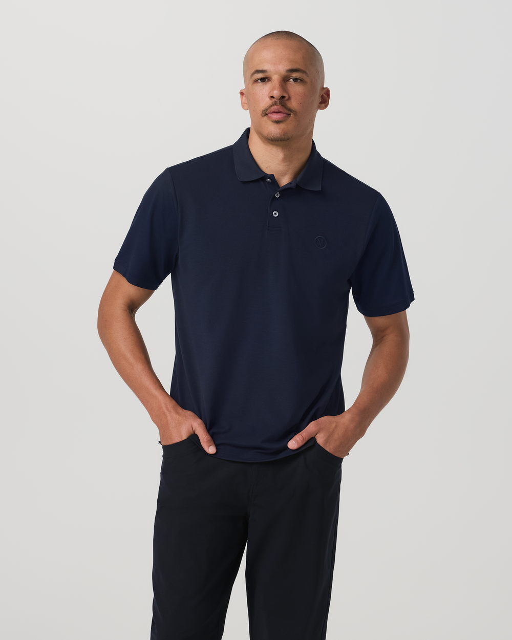 Vuori Men's Short Sleeve Gamepoint Polo 2.0 Ink - Non Tipped