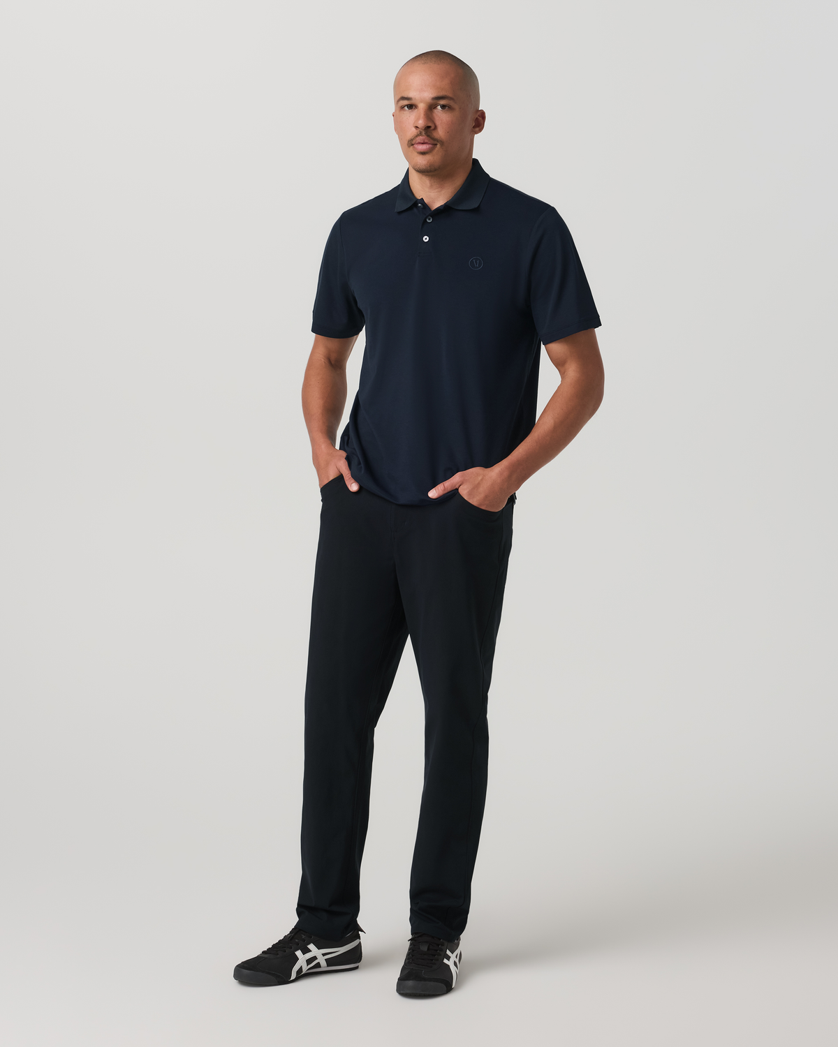 Vuori Men's Short Sleeve Gamepoint Polo 2.0 Ink - Non Tipped