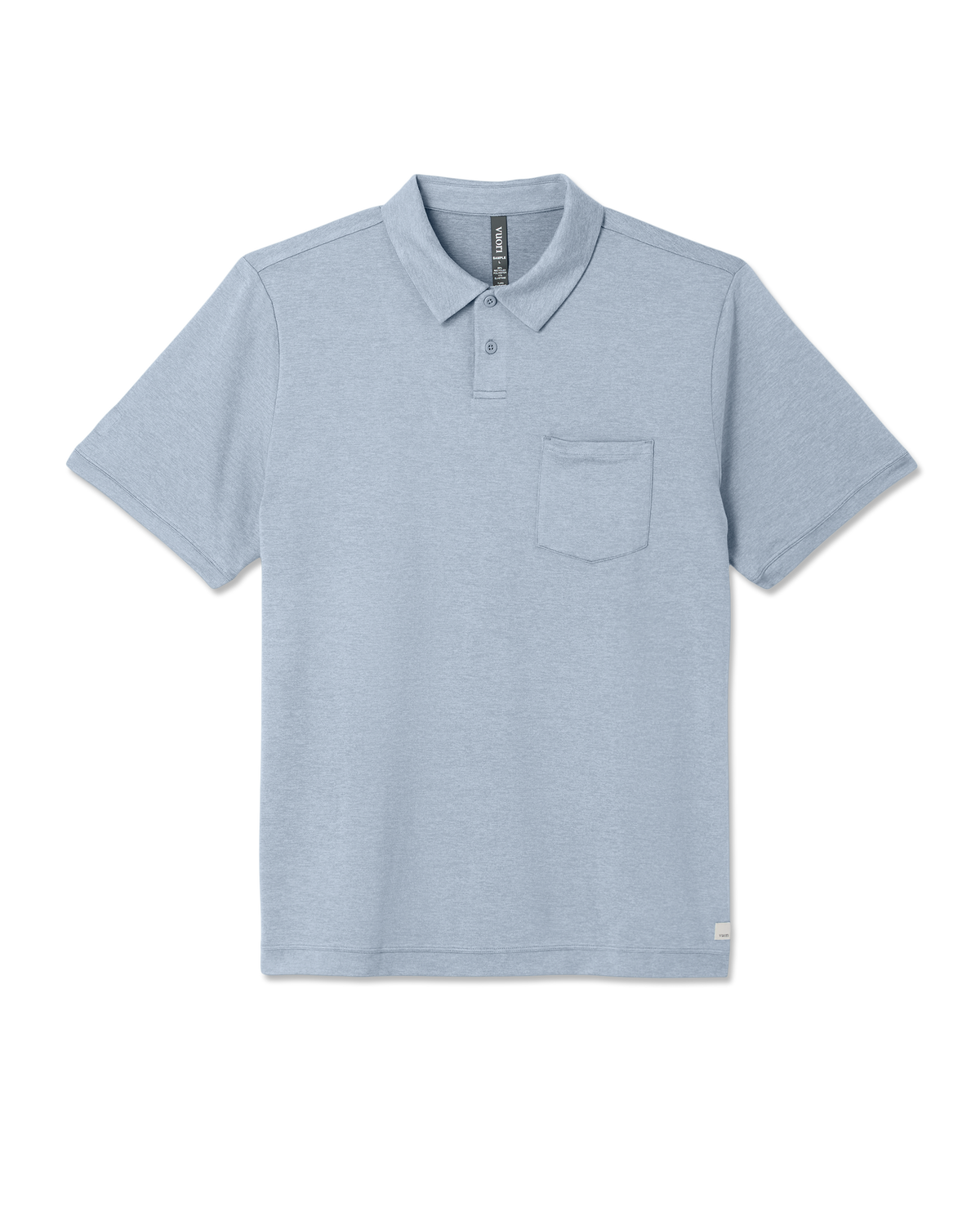 Vuori Short Sleeve Ponto Performance Polo Blue Dusk Heather