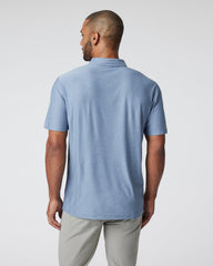 Vuori Strato Tech Polo Men's Chambray Heather Polo