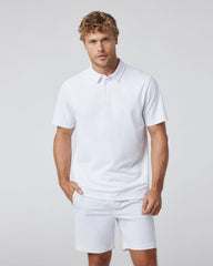 Vuori Gamepoint Polo Men's White Tennis Shirt