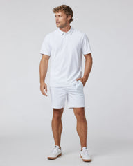 Vuori Gamepoint Polo Men's White Tennis Shirt