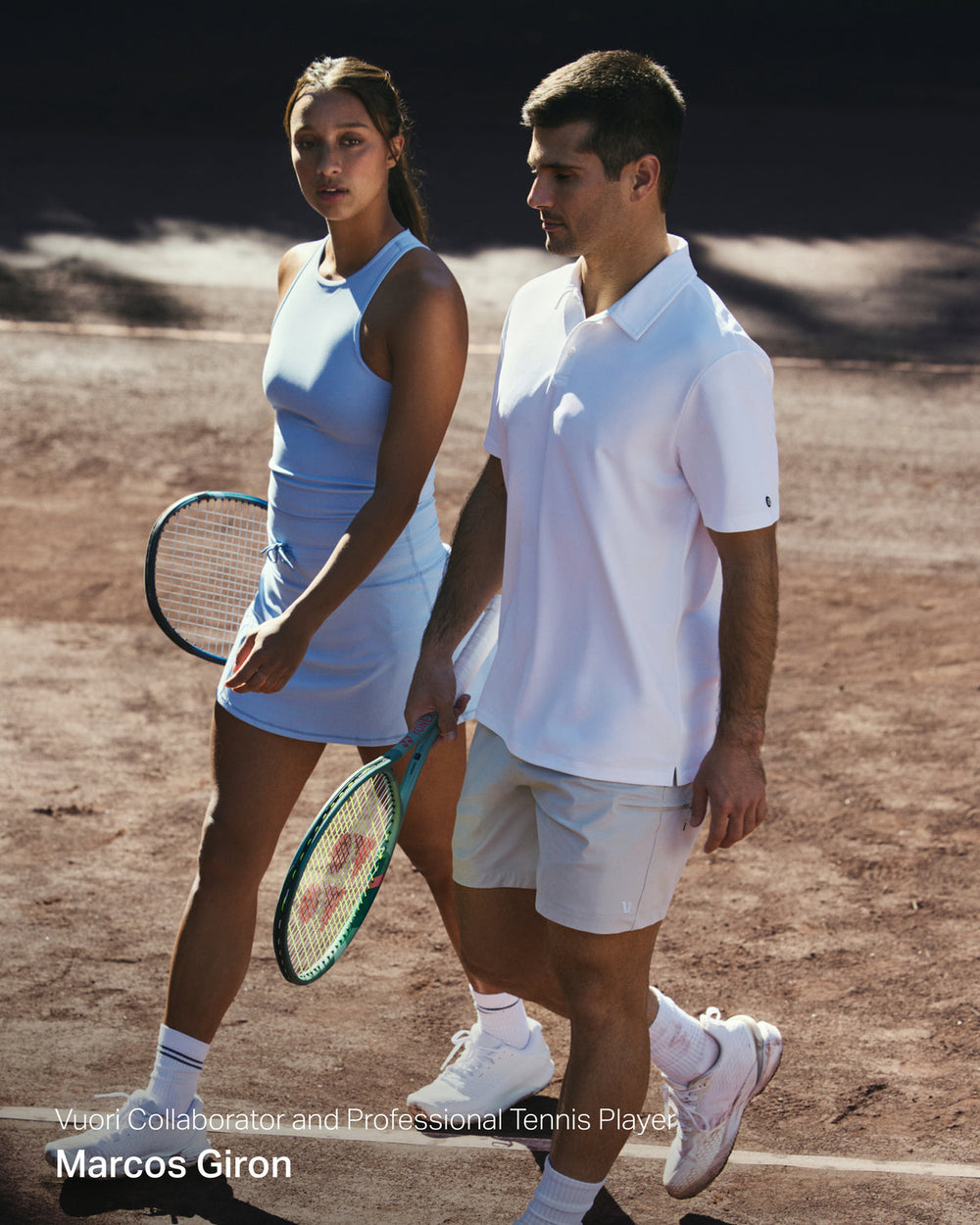 Vuori Gamepoint Polo Men's White Tennis Shirt