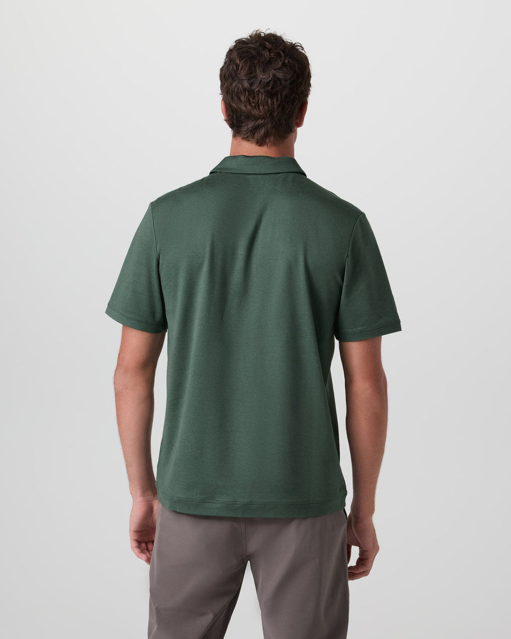Vuori Short Sleeve Ponto Performance Polo Marsh Heather