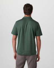 Vuori Short Sleeve Ponto Performance Polo Marsh Heather
