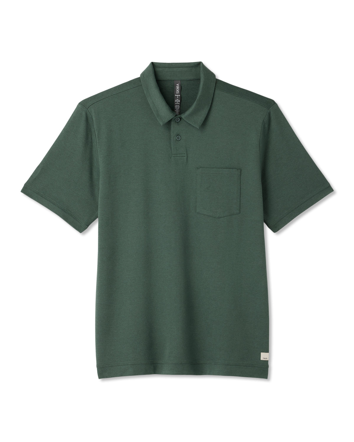 Vuori Short Sleeve Ponto Performance Polo Marsh Heather